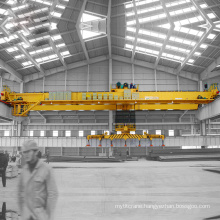 double girder magnet overhead crane